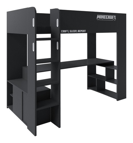 Hochbett minecraft kinderbett - hochbett,