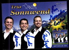 Trio Sonnwend Autogrammkarte Original Signiert ## BC 54673