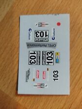 Opel Astra DTM VLN 2002 103 Strycek Decal 1:43