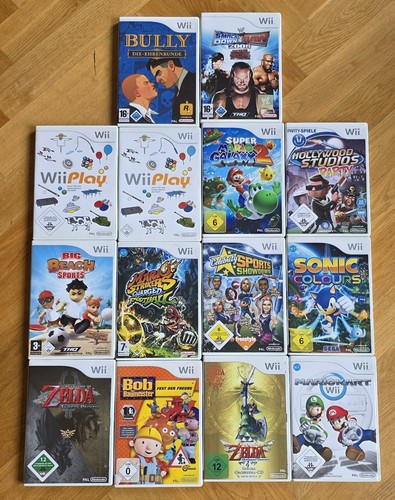 14x wii spiele - 14x,