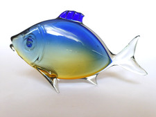 Glasfigur Fisch Skulptur