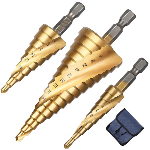 Hss stufenbohrer set - stufenbohrer,
