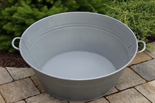 stabile, runde Zinkwanne