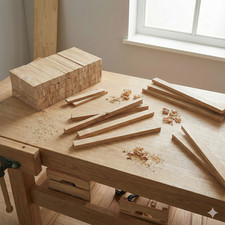 Holzleisten 22x8x160mm Eiche