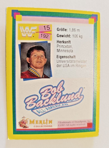 Wwf wrestling sammelkarte - wwf,