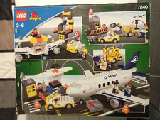 Lego Duplo 7840 Flughafen Action Set großes Flugzeug Set , Rarität