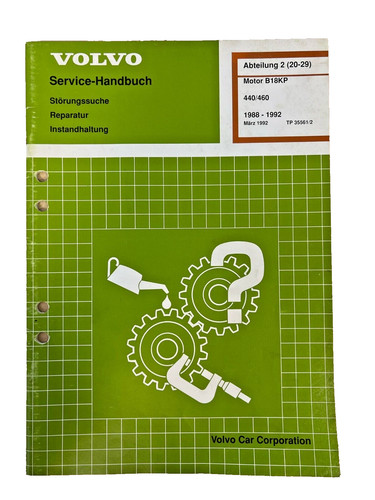 Volvo service handbuch - volvo, service-handbuch
