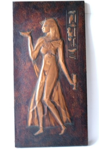 Kupferrelief-Wandtafel