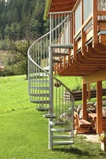 Minka Außenspindeltreppe