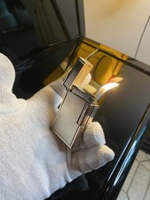 S. T. Dupont Feuerzeug Lighter  Linie 1 Groß Silber ( Überholt )