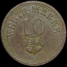 WERTMARKE: 10 Pfennig. MOTIV