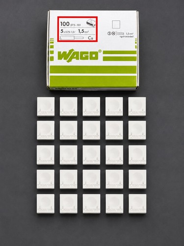 25x wago klemmen polig - wago,