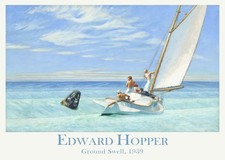 Edward Hopper Wandkunst Ground Swell Nautische Dekoration Realismus Na