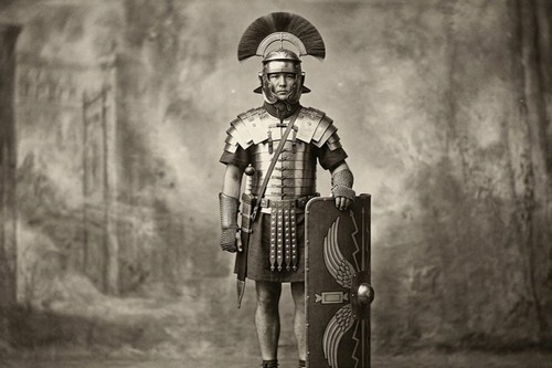 Römischer legionär voller - legionär, in