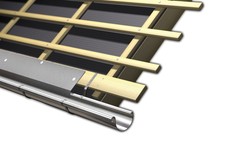 Rinneneinhang / Traufblech aus Aluminium