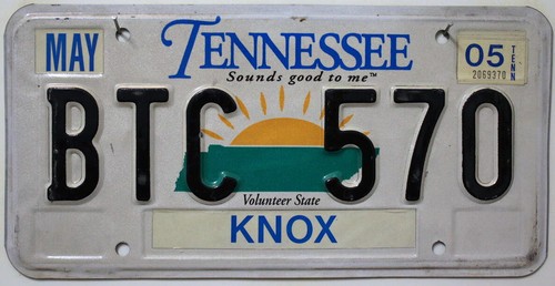 Tennessee nummernschild usa - tennessee,