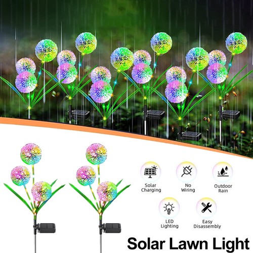 Led solar pusteblume - 2x,