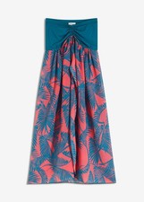 Bandeau-Strandkleid aus