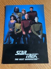 Ansichtskarte Star Trek, Crew der Enterprise, The Next Generation