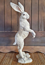 ❀ Hase 33cm Feldhase stehend Nostalgie Detailgenau Dekofigur Ostern Osterhase