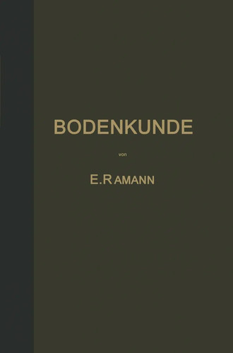 Ramann bodenkunde - bodenkunde, |