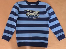 ? Cooles Sweatshirt, Pulli, Junge, Gr. 128, Kran, Baustelle, Topolino, NEU!!!?