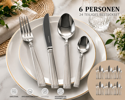 Besteckset personen - 6,