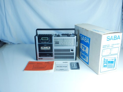 Saba rcr 386 clock radio - saba,