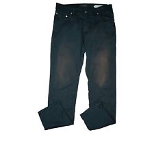 Pierre Cardin Deauville Jeans Hose straight stretch 50 W35 L34 schwarz used look