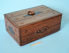 alte Dose Blechdose Hanseaten Kaffeee EDEKA Import Schatzkiste Schatztruhe