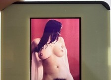 Vintage-Dia Natur Frau Kunst