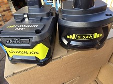 2X 18V 5,5Ah Akku für RYOBI One Plus Lithium Batterie NEU