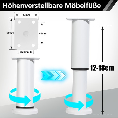 Möbelfüße metall - möbelfüße,