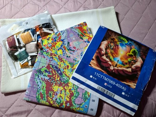Stickpaket tischläufer - stickpaket,,