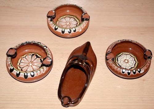 Konvolut aschenbecher rund - konvolut,