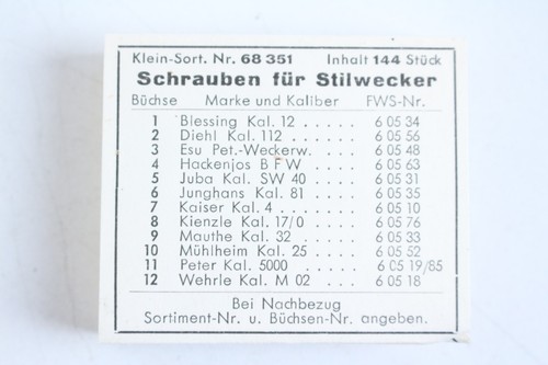 Schrauben stilwecker sortiment - stilwecker,