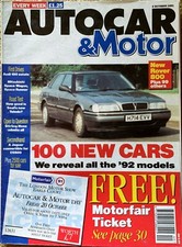 AUTOCAR MAGAZINE 02-OCT-91 -