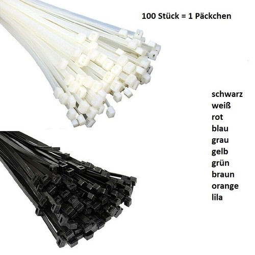 100 stück kabelbinder - kabelbinder,