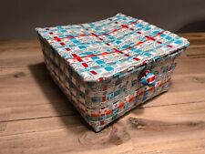 Overbeck and Friends Klappschachtel blau rot weiß