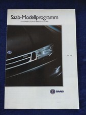 Saab Modellprogramm Prospekt 1993 9000 CD CS 900 Cabriolet 