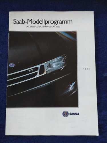 Saab modellprogramm prospekt - saab,