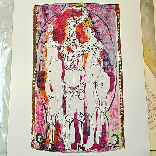 Abstrakter kunstdruck auf - abstrakter,