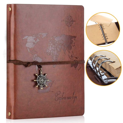 Retro notizbuch leder reisen - retro,