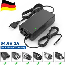 Akku Ladegerät Netzteil 54.6V 2A für 48V Pedelec E-Bike Scooter mit Rundstecker