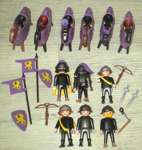 Playmobil 3669 lila ritter - zu,