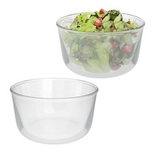 Salatschüssel Glas