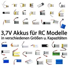 efaso 3,7 V 3,7V Akku Akkus Batterie von 90 bis 1100 mAh für RC Modelle