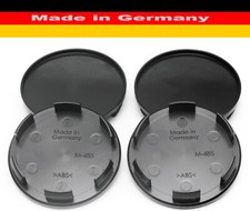 4x Außen 64 mm Innen 58 mm Nabenkappen M485 Radnabendeckel Ronal TEC ASA schwarz