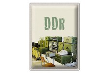 Blechschild reise 30x40cm ddr - 30x40cm,