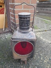 Alte Eisenbahnlampe Metall 